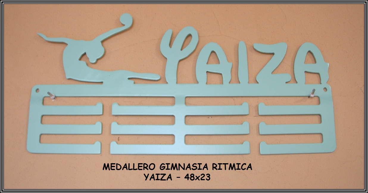 Medallero Gimnasia Ritmica Yaiza METAL CNC