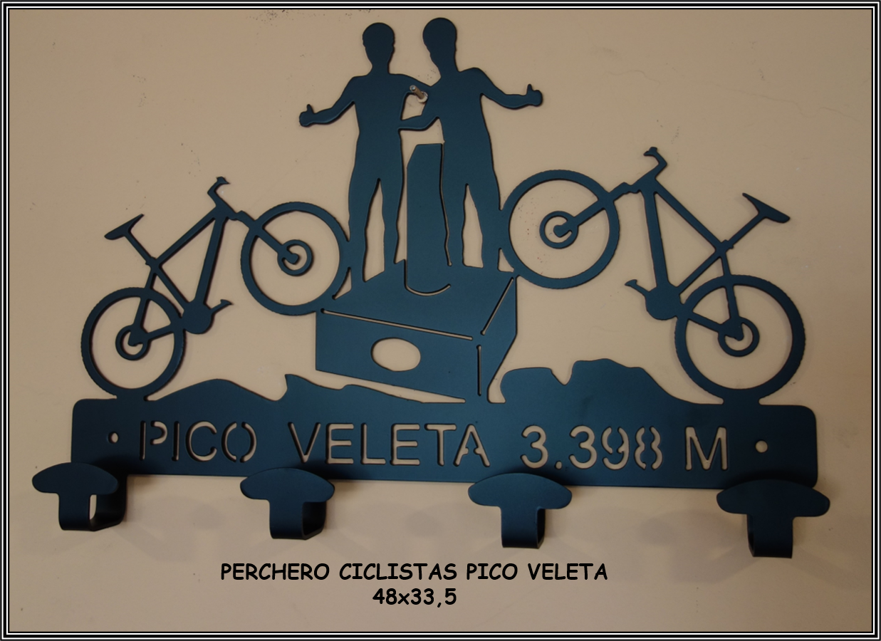 Perchero escudo Ciclistas - Veleta - METAL CNC