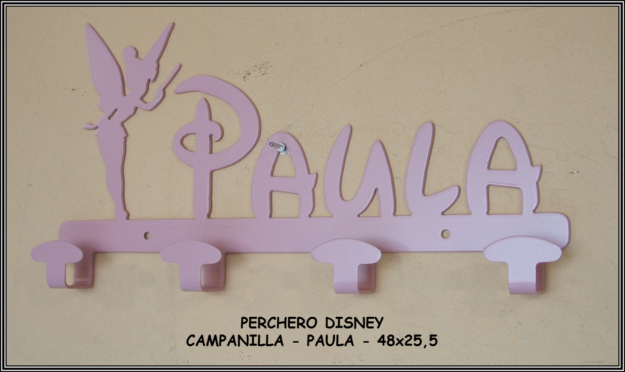 Perchero DISNEY - Campanilla - Paula - METAL CNC
