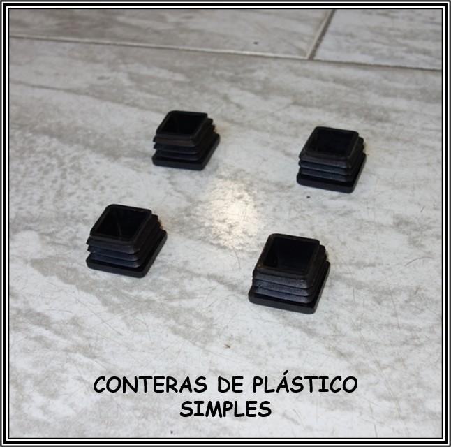 CONTERAS de plastico simples para patas de estantera