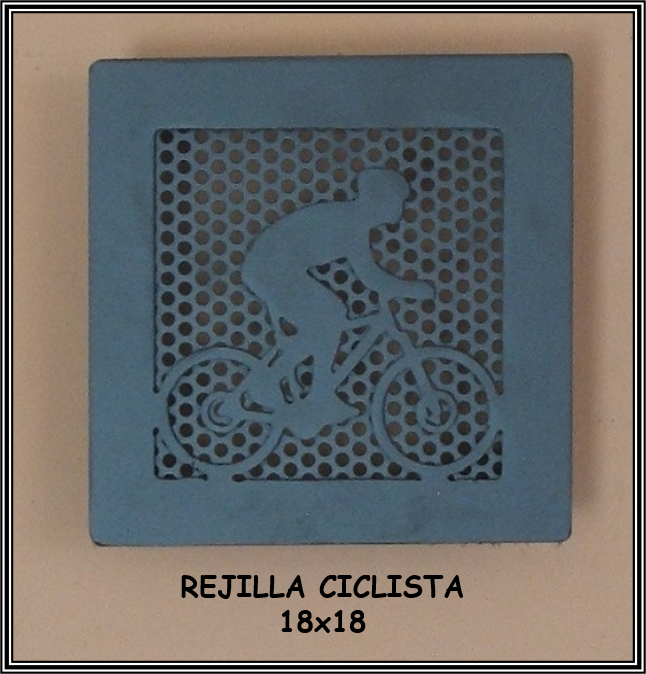 REJILLA Ciclista - 18x18